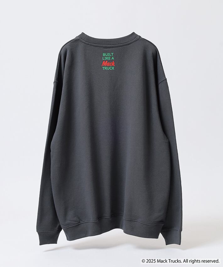 Mack trucks スウェット M 黒 Mack’s got it MACK TRUCKS / マック・トラックス ロゴ プリント オーバーサイズ