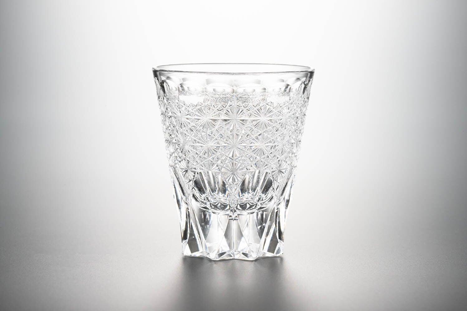 江戸切子 伝統工芸士 篠崎清一 ペアロックグラス 共箱 江戸切子 伝統