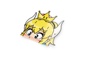 NEVER CONTENT　Peeking Bowsette