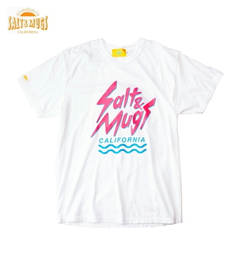 ソルトアンドマグス Tシャツ 半袖 メンズ SALT&MUGS V.B.S TEE WHITE