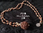 【８面ガネーシャ】極小ルドラクシャ５面★シルバー９２５ネックレス