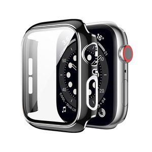 【数量限り】【2023冬強化版】ILYAML for Apple Watch ケース Apple Watch Series 3/2/1 38mm 用 ケース 一体型 apple watch 用 カバー アップルウォッチ ケース Apple Watch 3/2/1 38mm対応 日本旭硝子材 二重構造 apple watch 用カバー アップルウォッチ ケース 全面保護 耐衝撃 装着簡単 ブラック＆シルバー