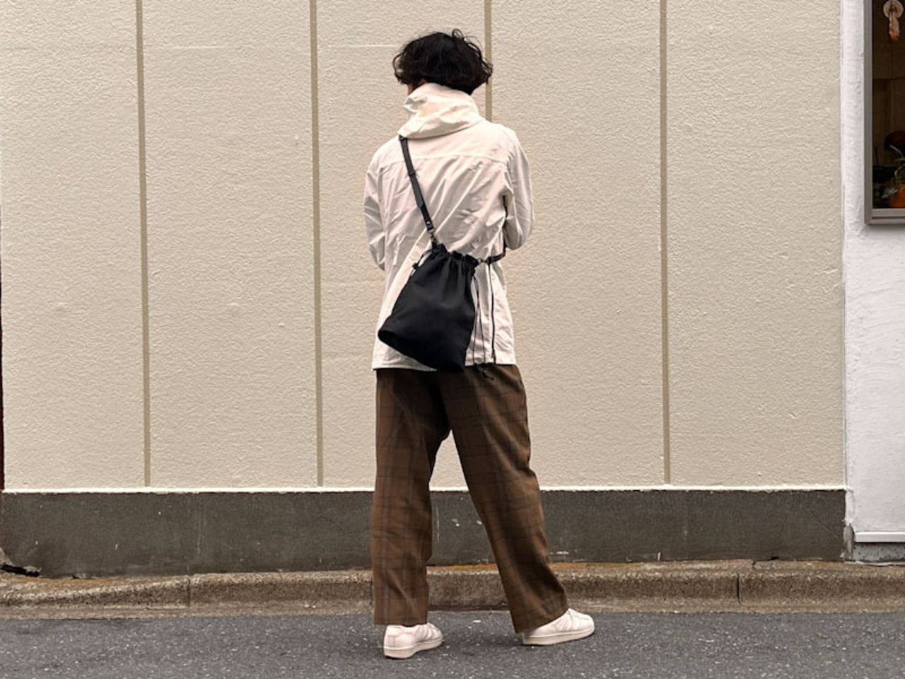 まぁまぁ無敵の撥水巾着バッグ・M