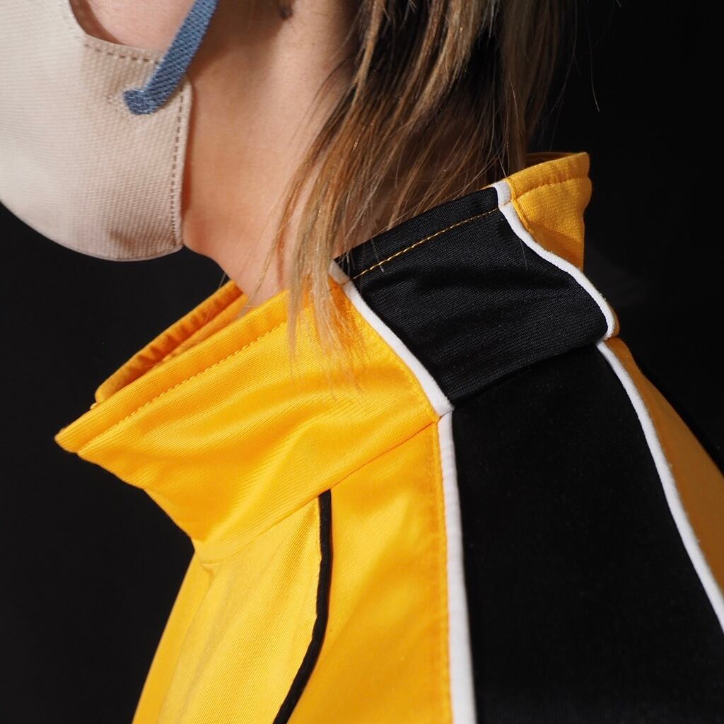 JAKO golden yellow color full zip track jacket (european buying)