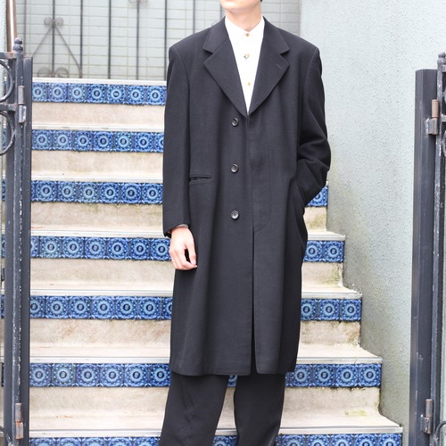 .NORTON&SONS CASHMERE100% CHESTERFIELD COAT/ノートンアンドサンズカシミヤ100%チェスターフィールドコート2000000007632