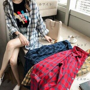ギンガムチェック柄 ワンピースロングシャツカーディガン 春夏 ゆったり 体型カバー  ギンガムチェックは大人カジュアルの定番♪アイテム別コーデ｜Niau