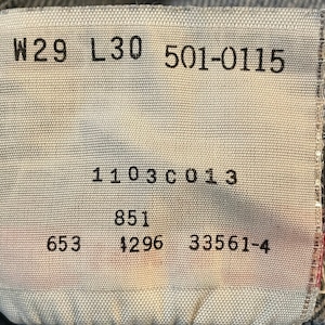 【LEVI'S】501 USA製 90年代 W29 L30 サークルR 赤ブ