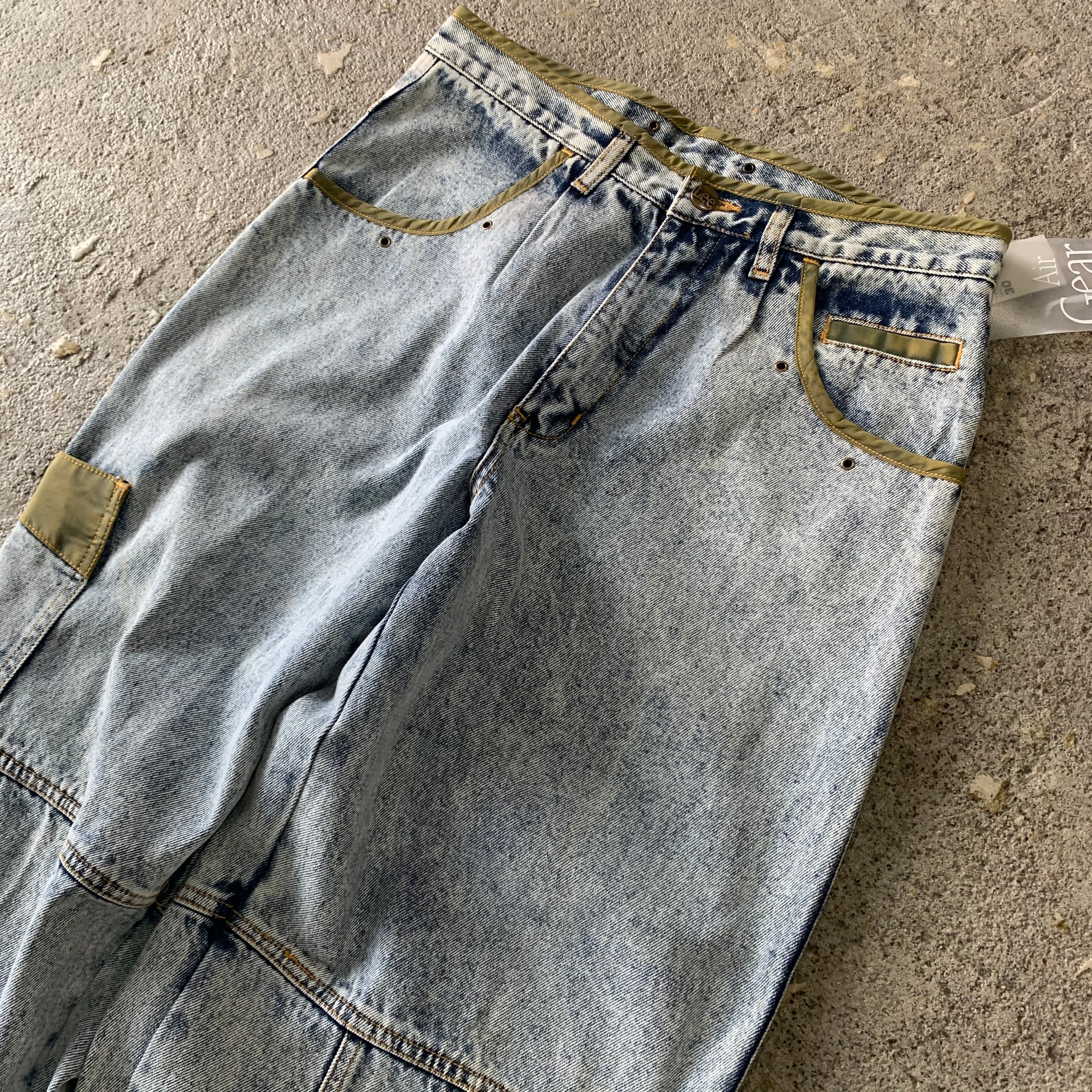 dead stock!! 90s Lee air gear denim pants | What