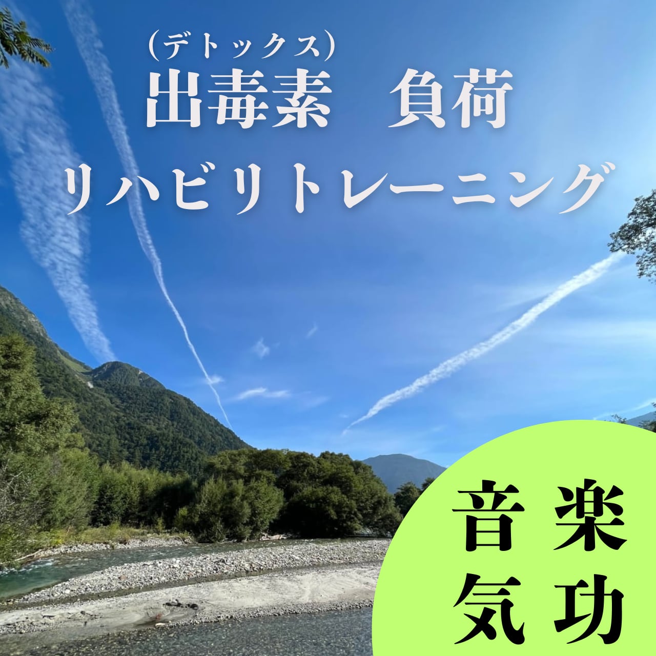 出毒素（デトックス）負荷リハビリトレーニング