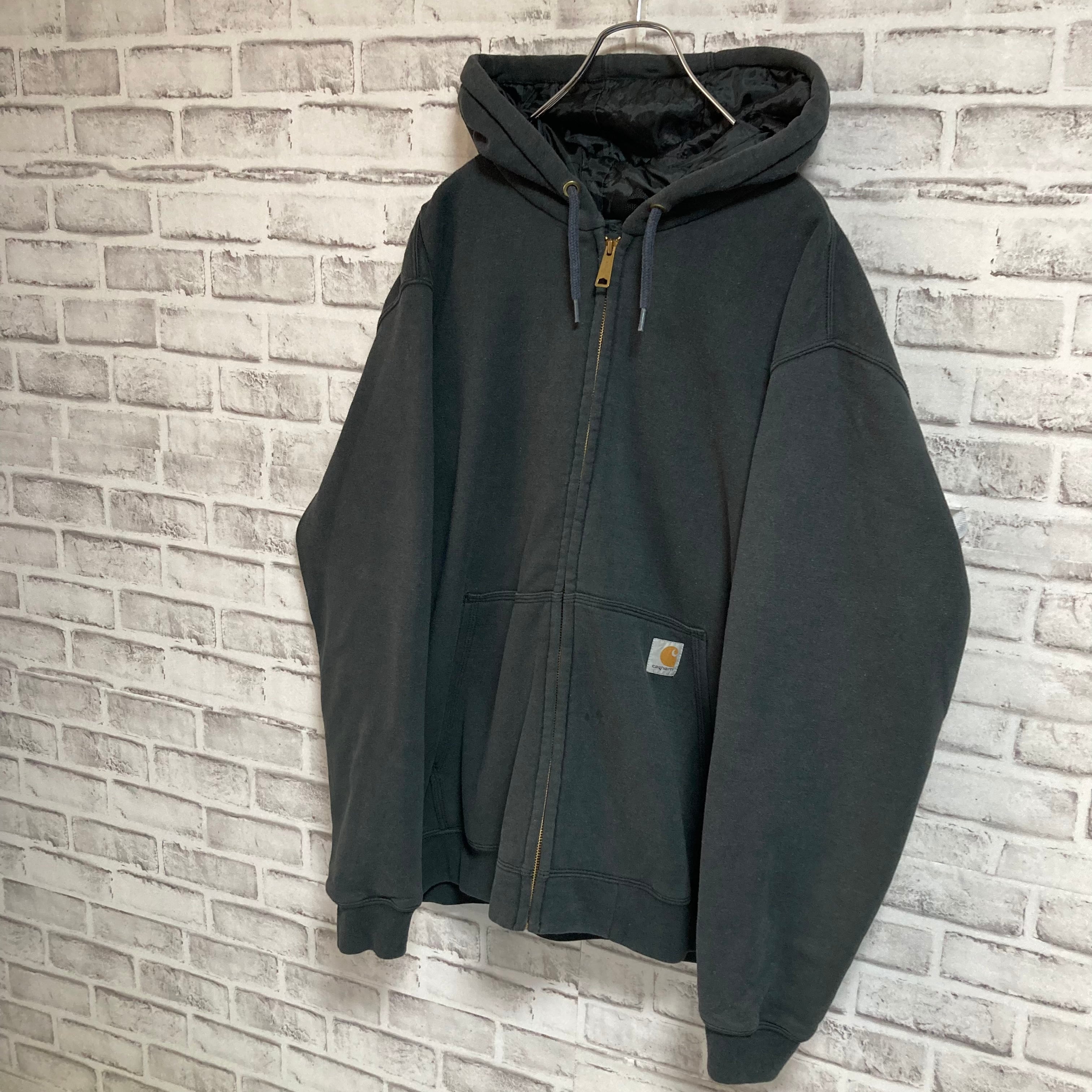 carhartt】Zip Hoodie XL 2000s ジップパーカー フーディ 刺繍タグ