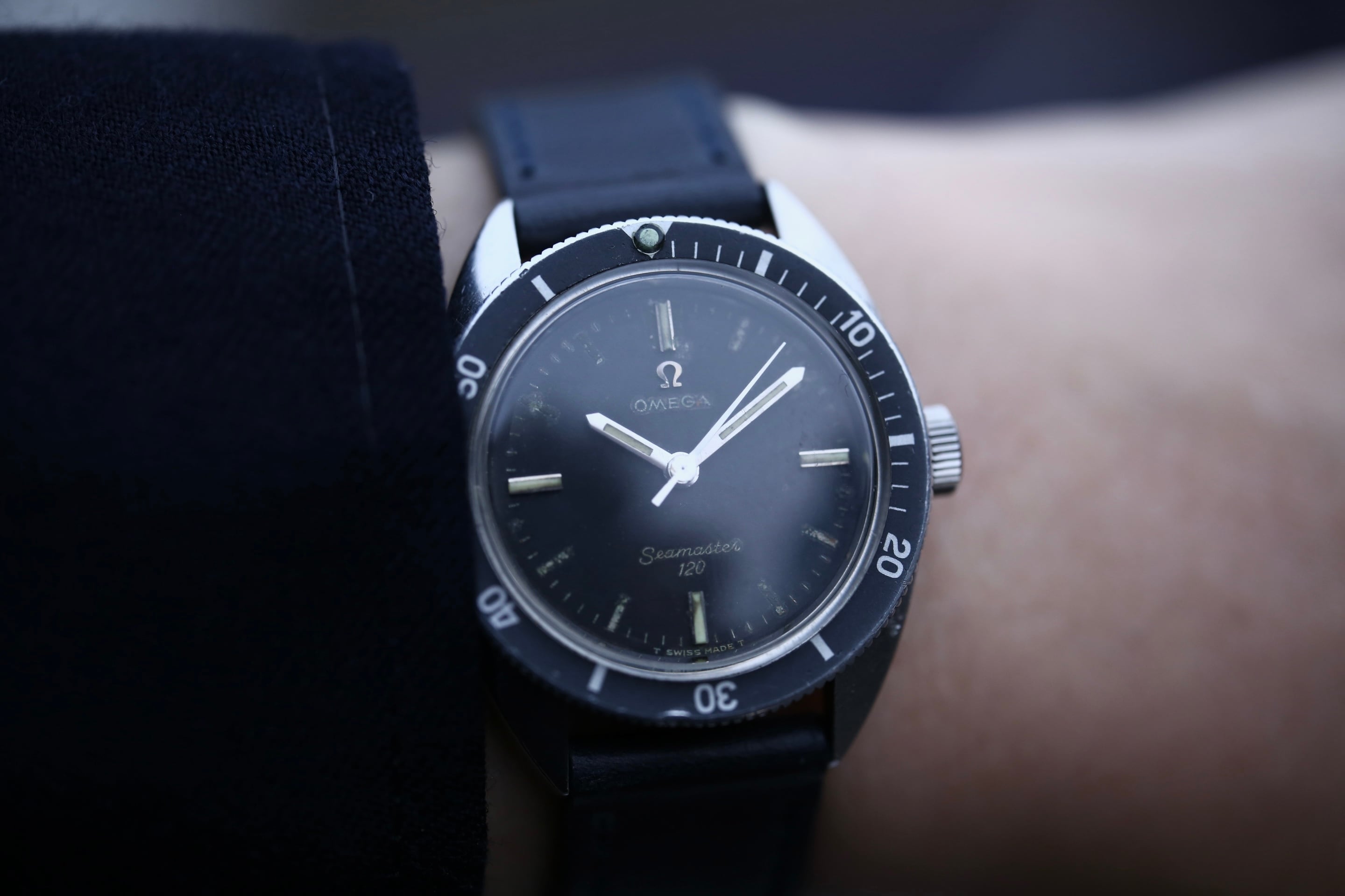 OMEGA】 1960's オメガ シーマスター120 ボーイズサイズ グレー