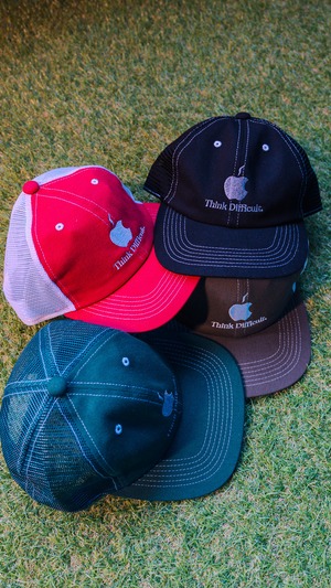 Think Difficult Mesh Cap [BROWNxIVORY]