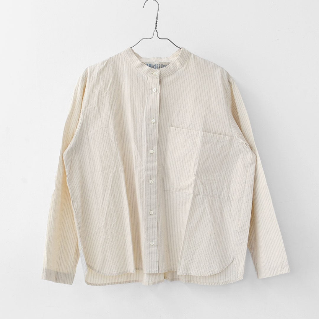 MidiUmi [ミディウミ] big pocket shirt [4-730034] ビッグポケット