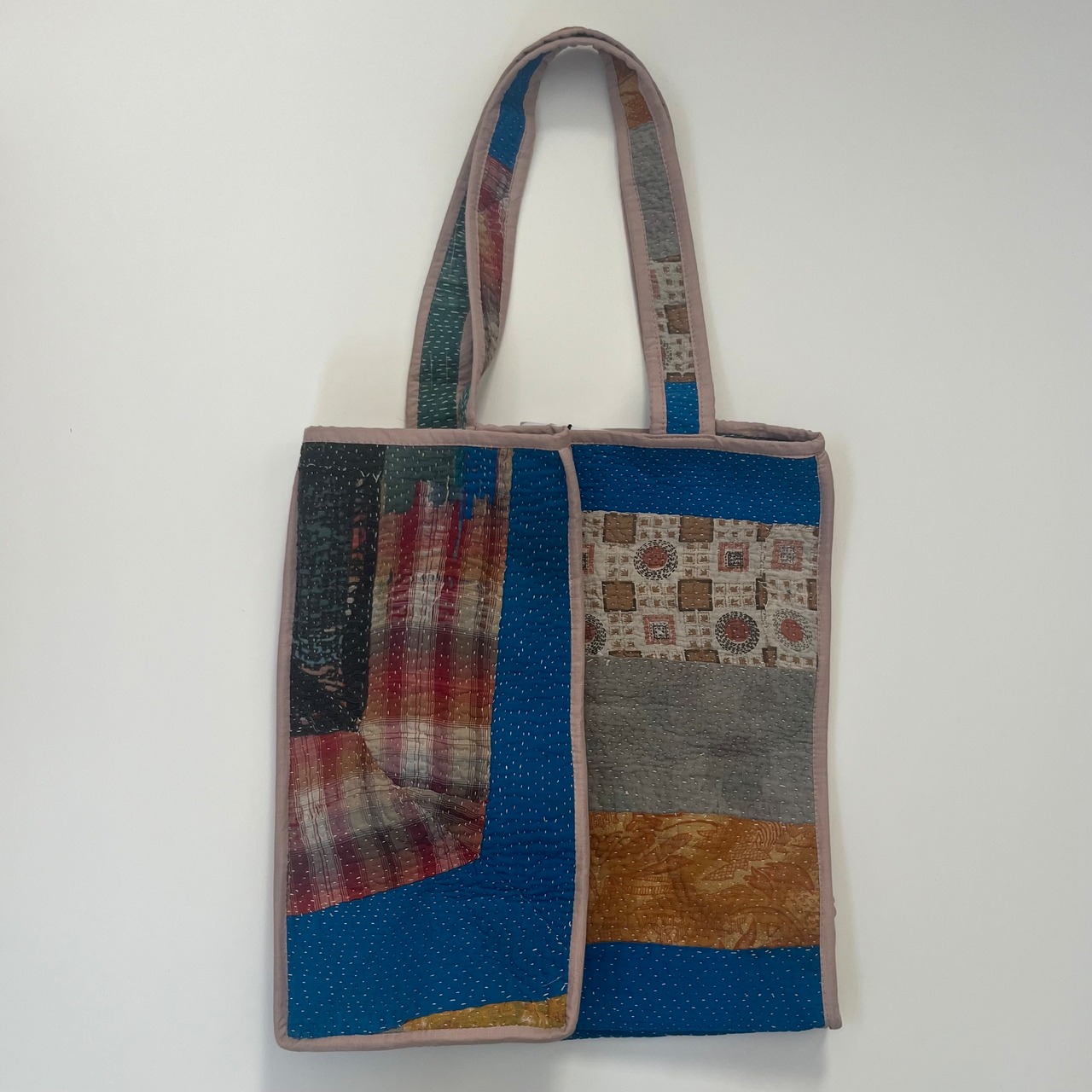 ＜PHET AND PLOY＞Kantha Bag Piping カンタバッグA - 5