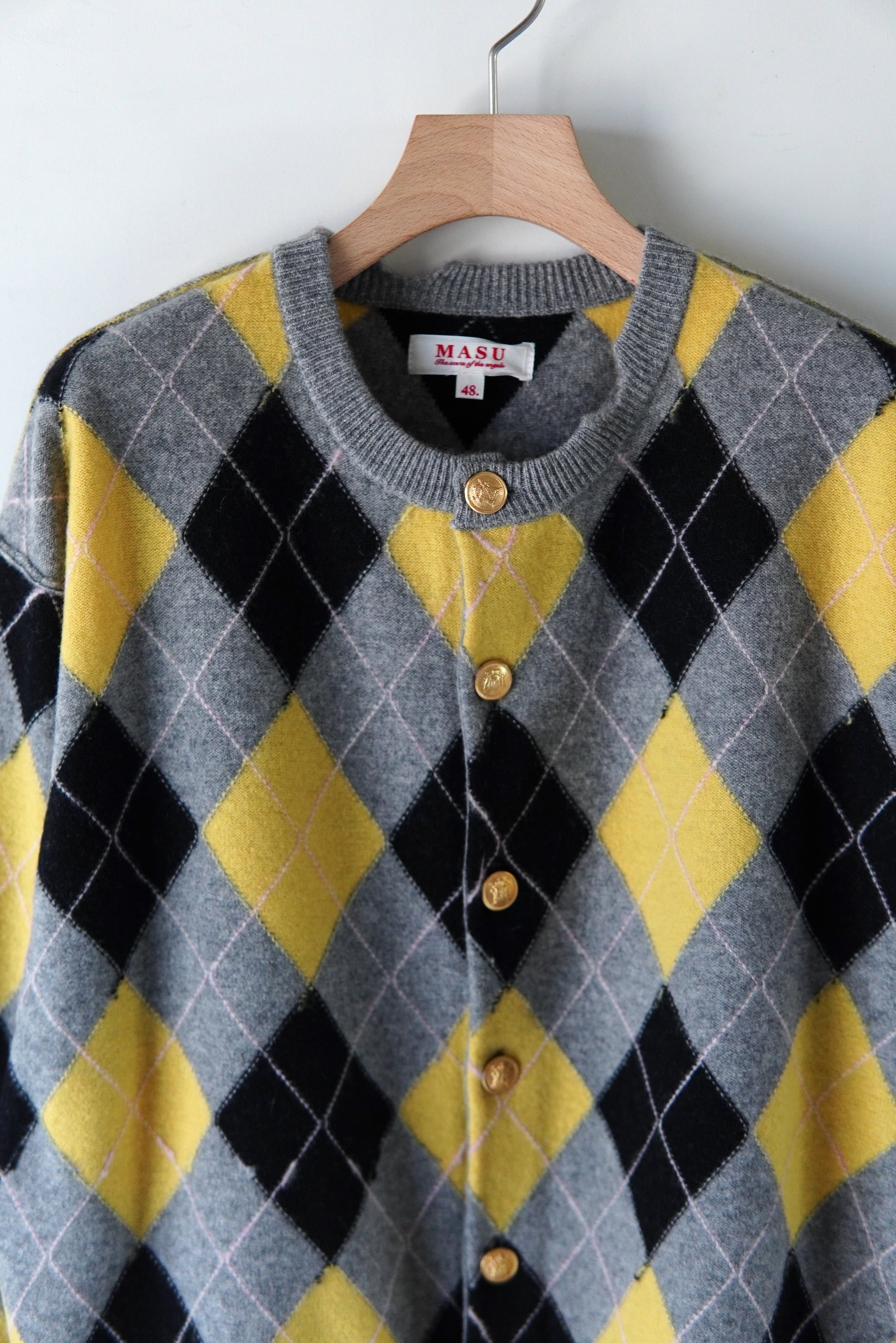 MASU / DIAMOND SCRAPED CARDIGAN | POETRY