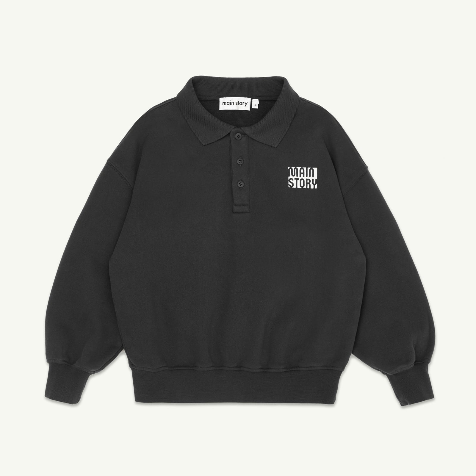 《main story 2025AW》Polo Sweatshirt / Phantom