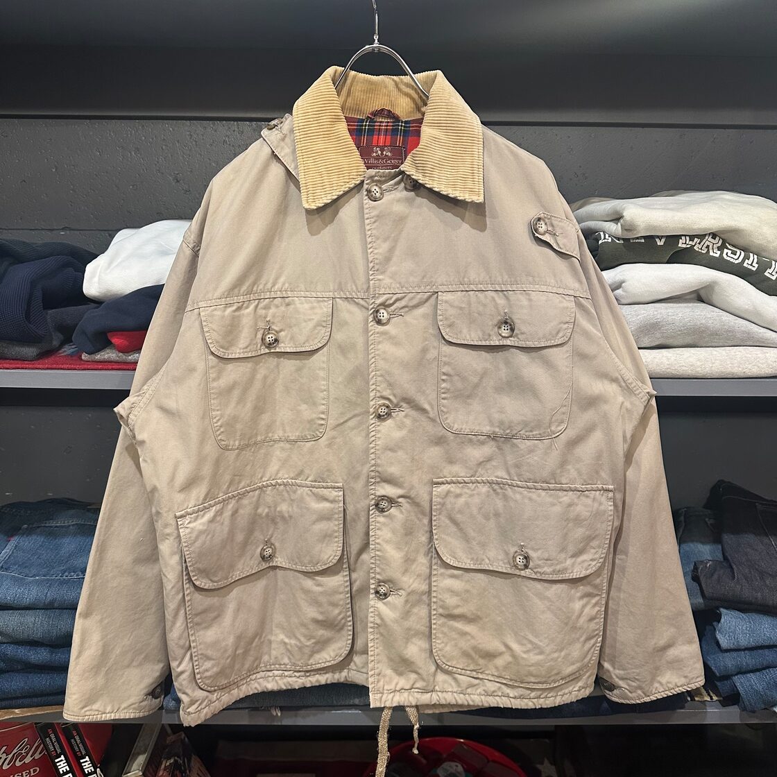 80s Willis & Geiger × VIYELLA Warden Jacket | PAY ID