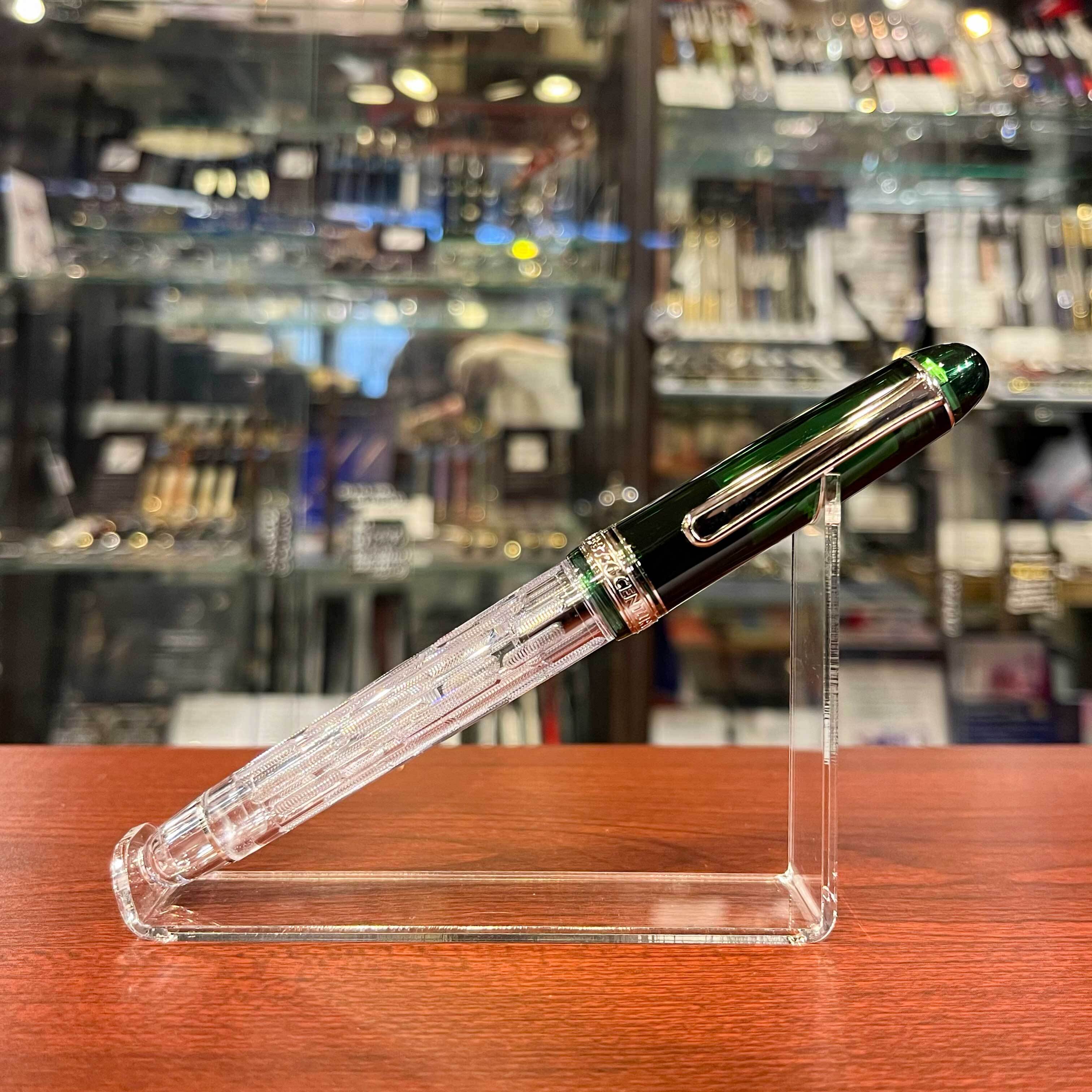 プラチナ万年筆 #3776センチュリー富士雲景 「霞」 中字(M)未使用品14金 侘 