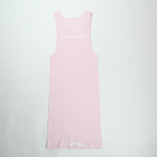 Size【L】 CHROME HEARTS クロム・ハーツ LOVE YOU RIB TANKTOP PINK