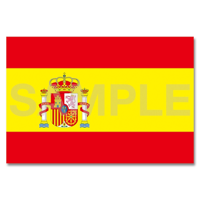 世界の国旗ポストカード ＜ヨーロッパ＞ スペイン Flags of the world POST CARD ＜Europe＞ Spain