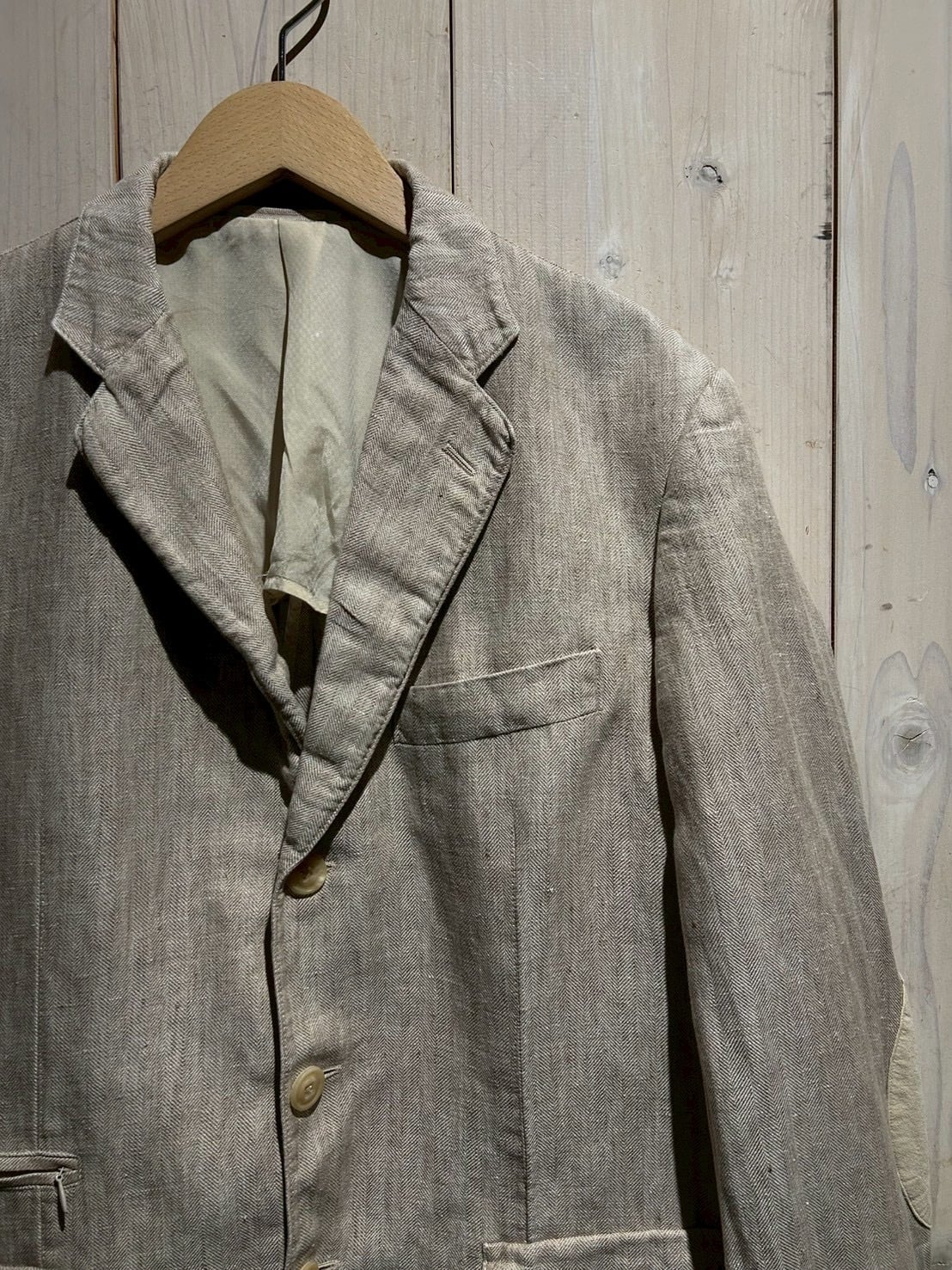 a.k.a.C.a.k.a vintage】“PAL ZILERI” Vintage Single Breasted Linen