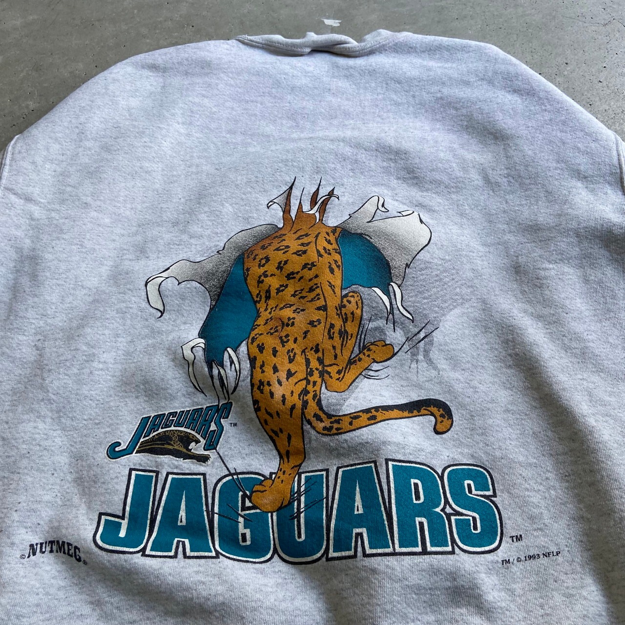 90年代 USA製 NUTMEG ナツメグ NFL ジャクソンビル・ジャガーズ チーム 