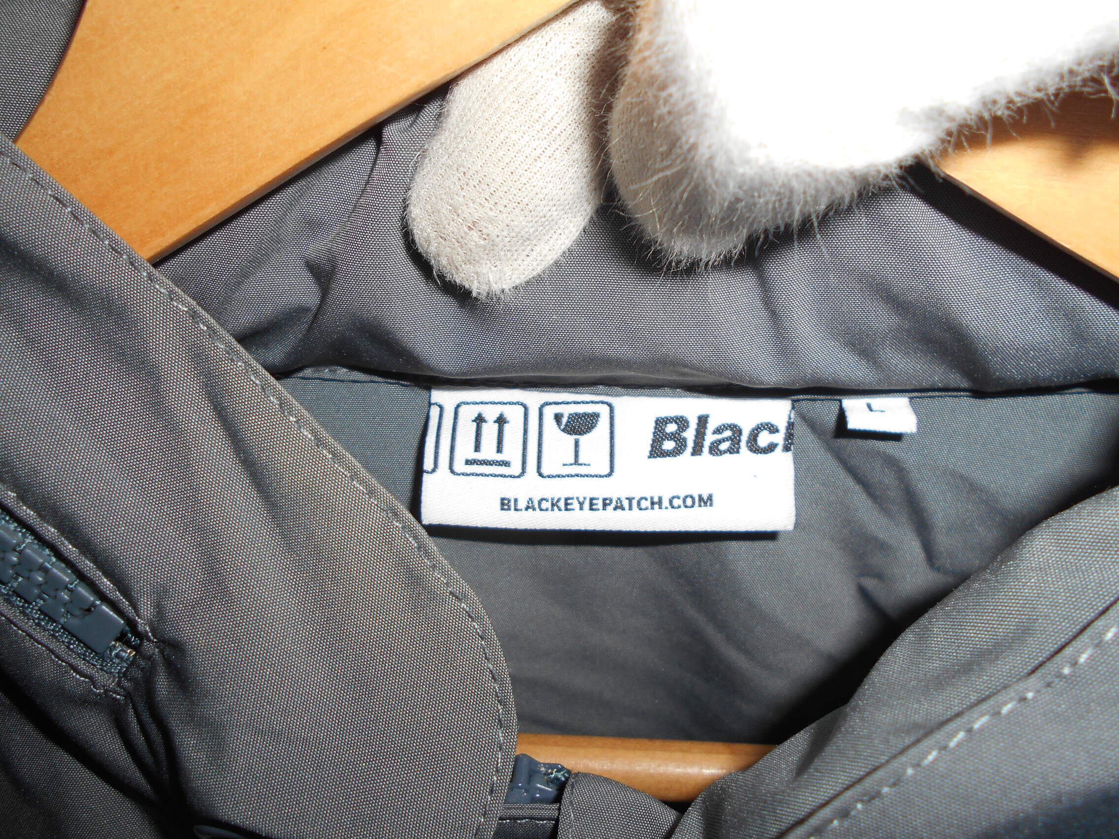 039082○ black eye patch BIG BUSINESS NYLON ANORAK L | workaholics