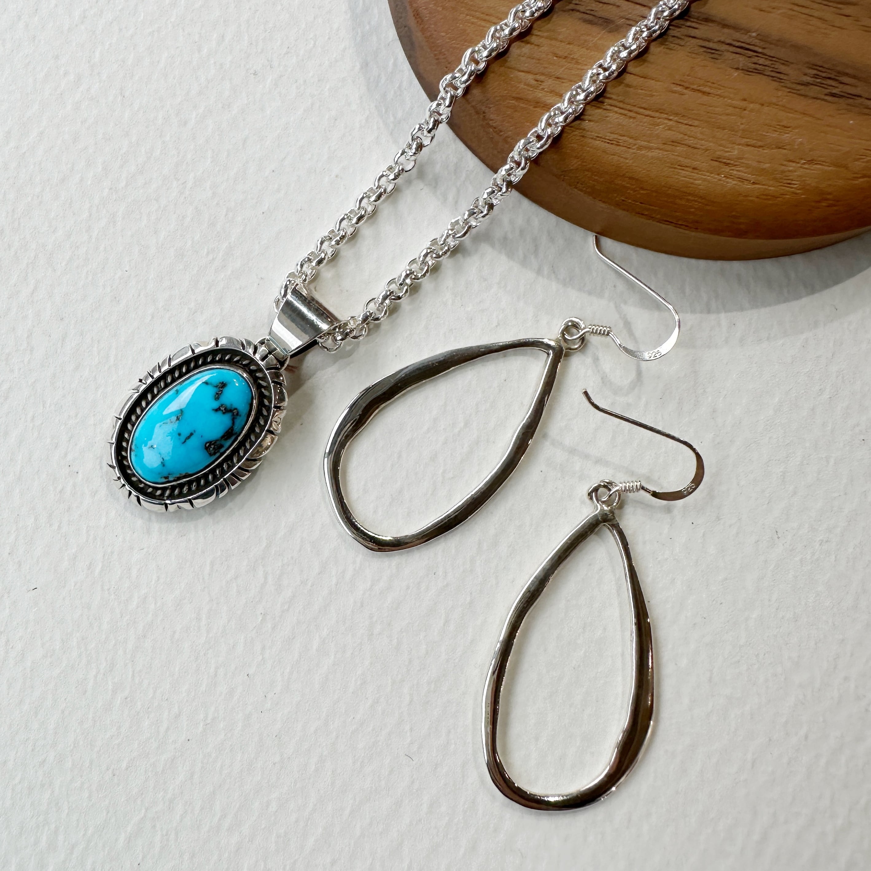 Indian Jewelry 》モレンシ ターコイズ 一点物 ペンダント Indian Jewelry 》モレンシ ターコイズ 一点物 ペンダント