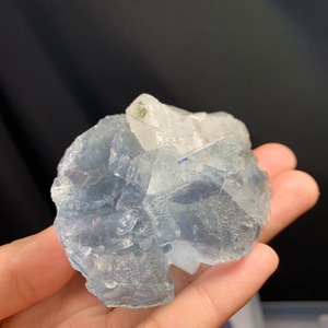 希少カラー スカイブルーフローライトクラスター