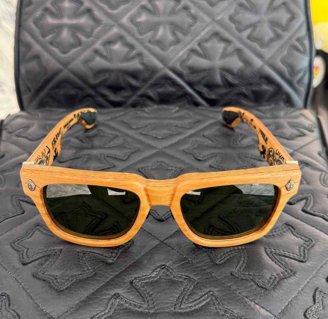 CHROME HEARTS クロムハーツ LILITH Stencil Wood Sunglasses