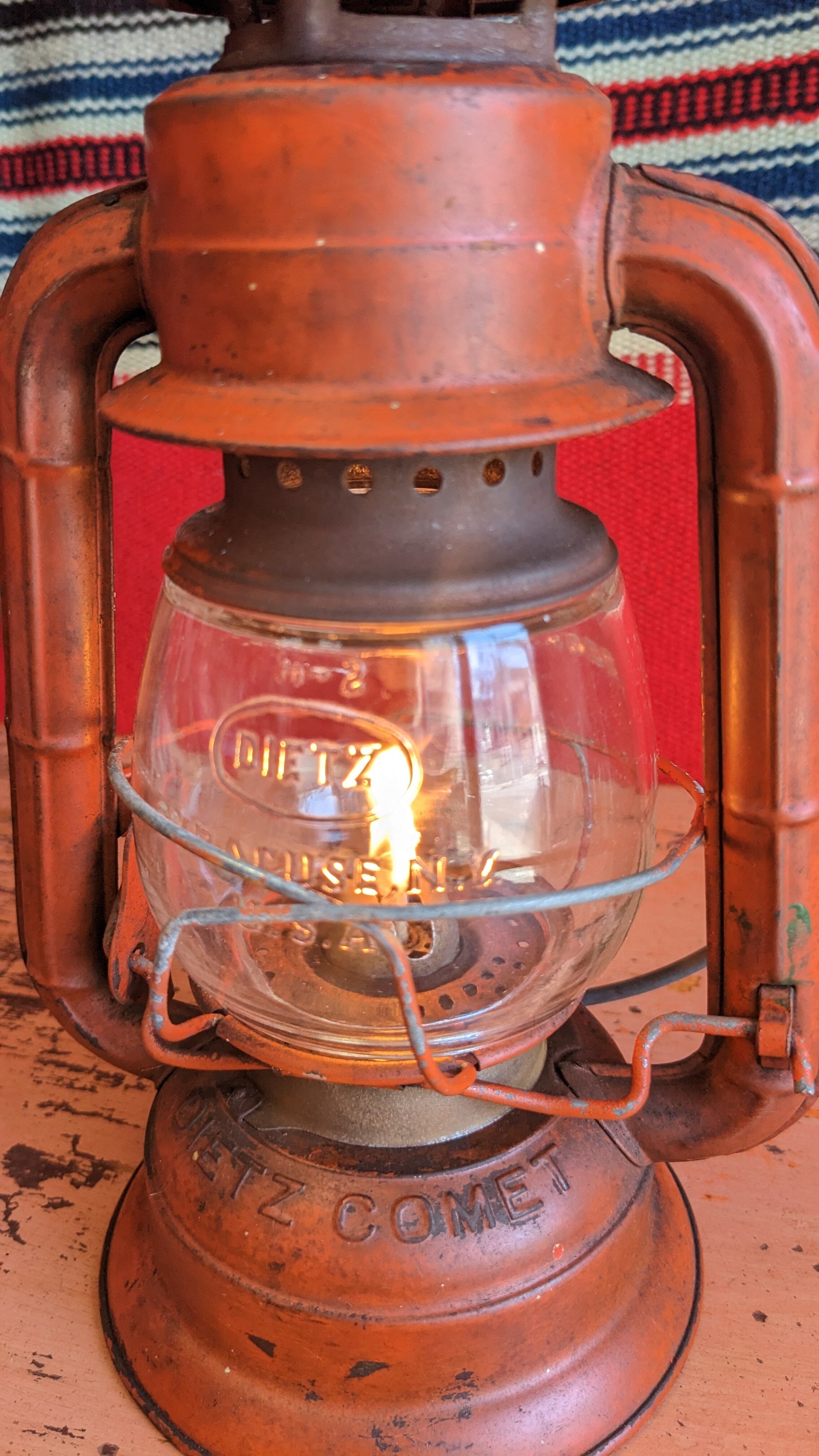 Vintage Dietz COMET SYRACUSE NY USA Lantern Lamp ビンテージ デイツ