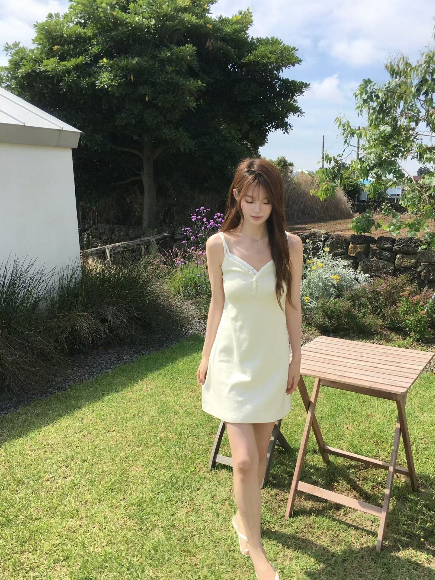 (予約) vegetable / Eve eyelet onepiece / 2color