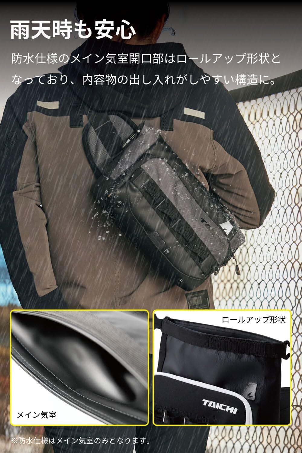 在庫セール】RSタイチ(RS TAICHI) バイク ボディバッグ ウエストバッグ