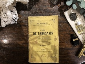 【PV164】DE LAMENNAIS / display book