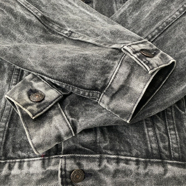 Levi’s 70507-0253 デニムジャケット 先染めブラック 80s 画像7