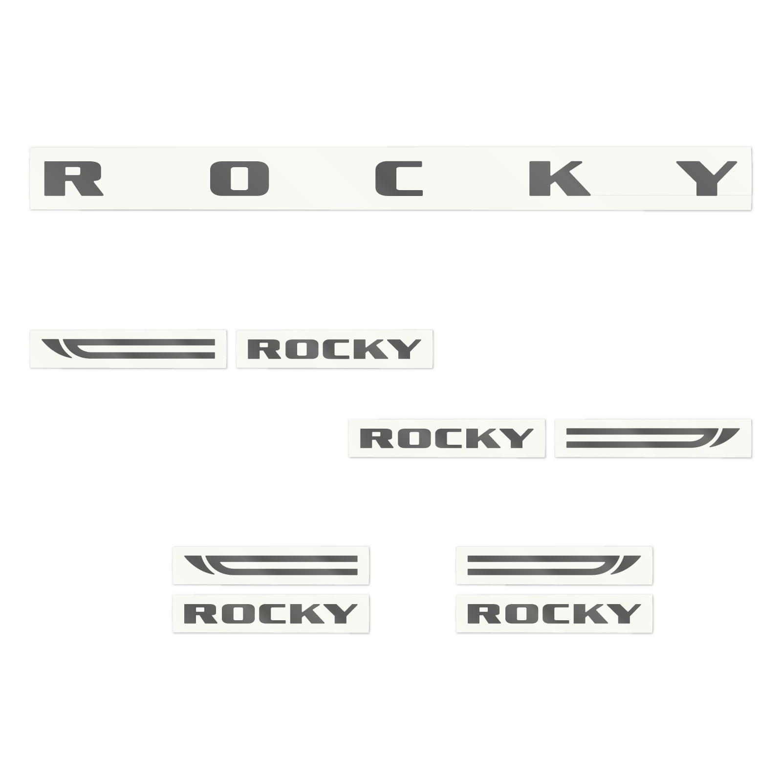 エンジンフード エンブレム ステッカー 9枚セット 日本製 ROCKY