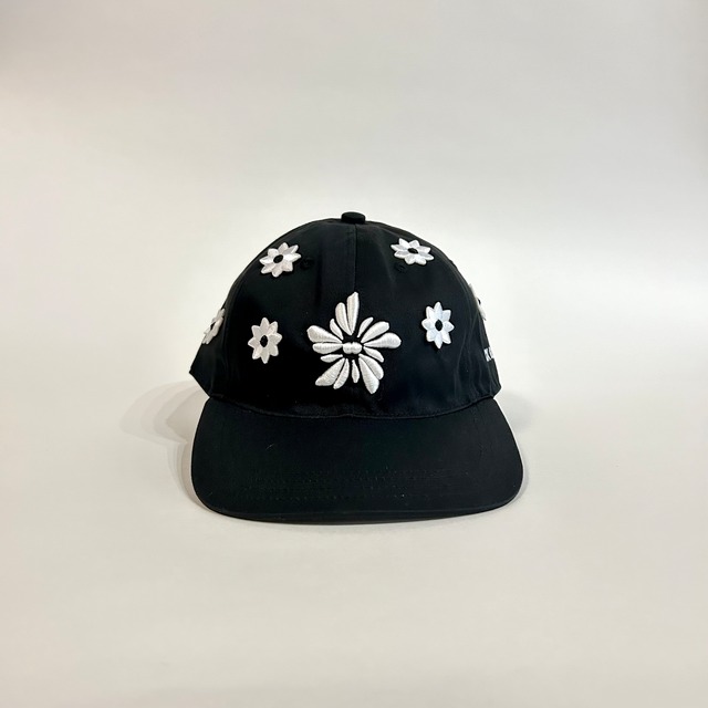 3D Flower Logo Cap(Black)