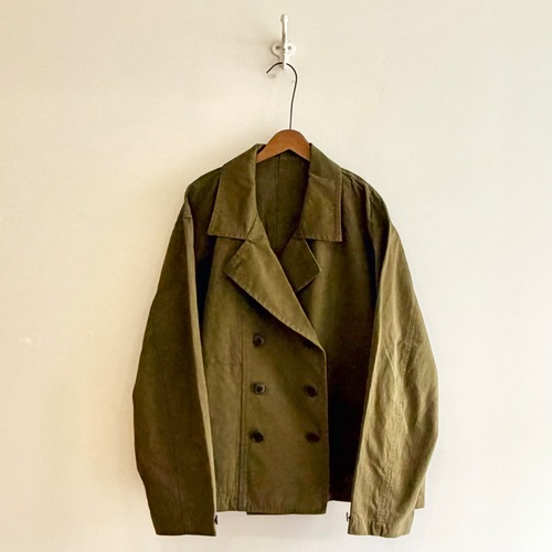 C60276 High-density Twill Double-breasted Jacket