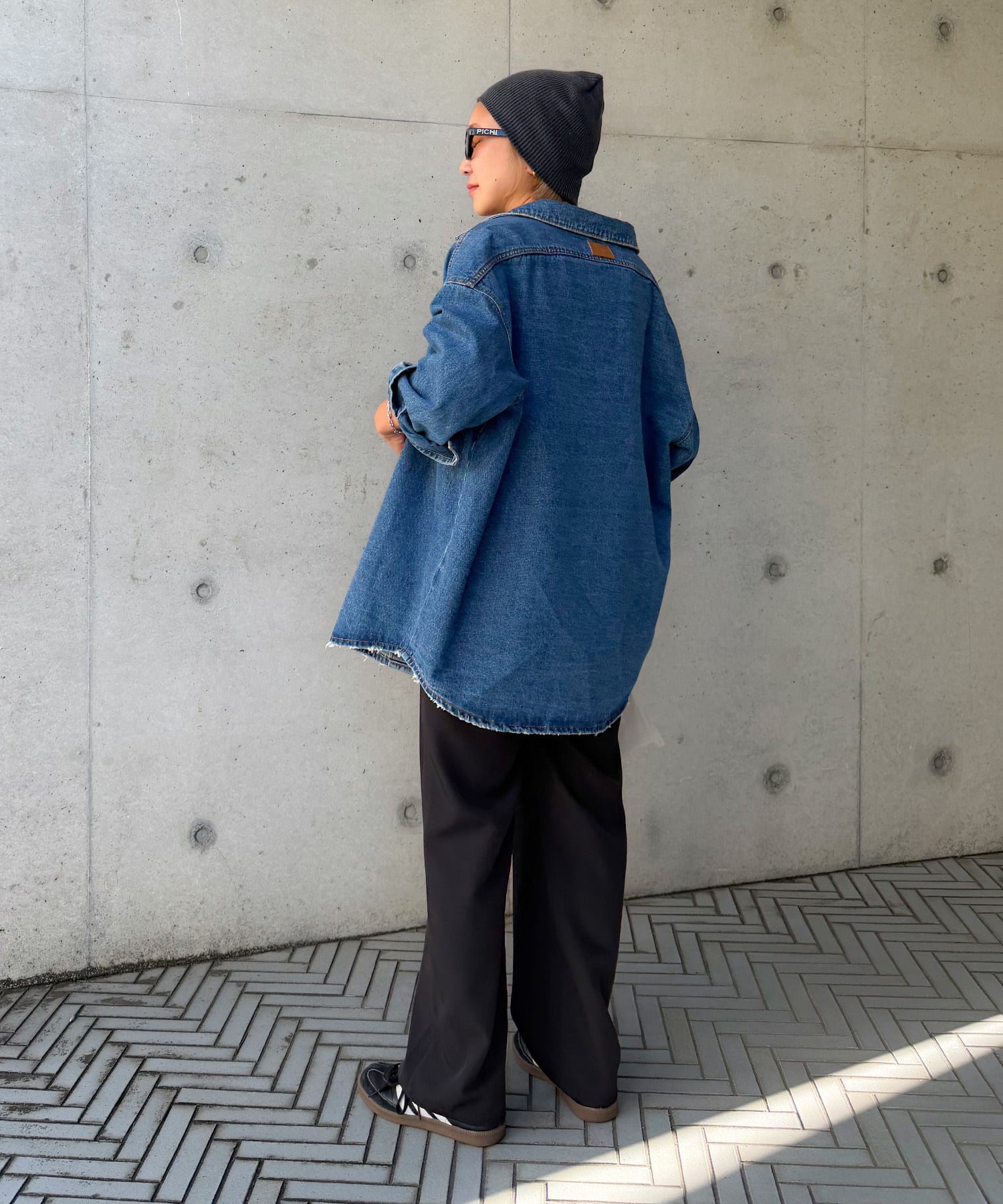 PICHI オーバーサイズデニムシャツ オーバーサイズデニムシャツ (p5063) | PICHI