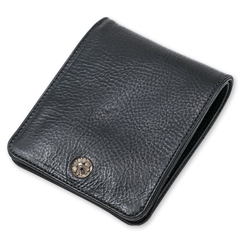 【CHROME HEARTS　クロムハーツ　Wallet　ウォレット　財布　レザー】ワンスナップウォレット/レザー w/クロスボタン【送料無料】 |  クロムハーツ、ガボールなどシルバー＆レザーセレクトショップCHRONO powered by BASE