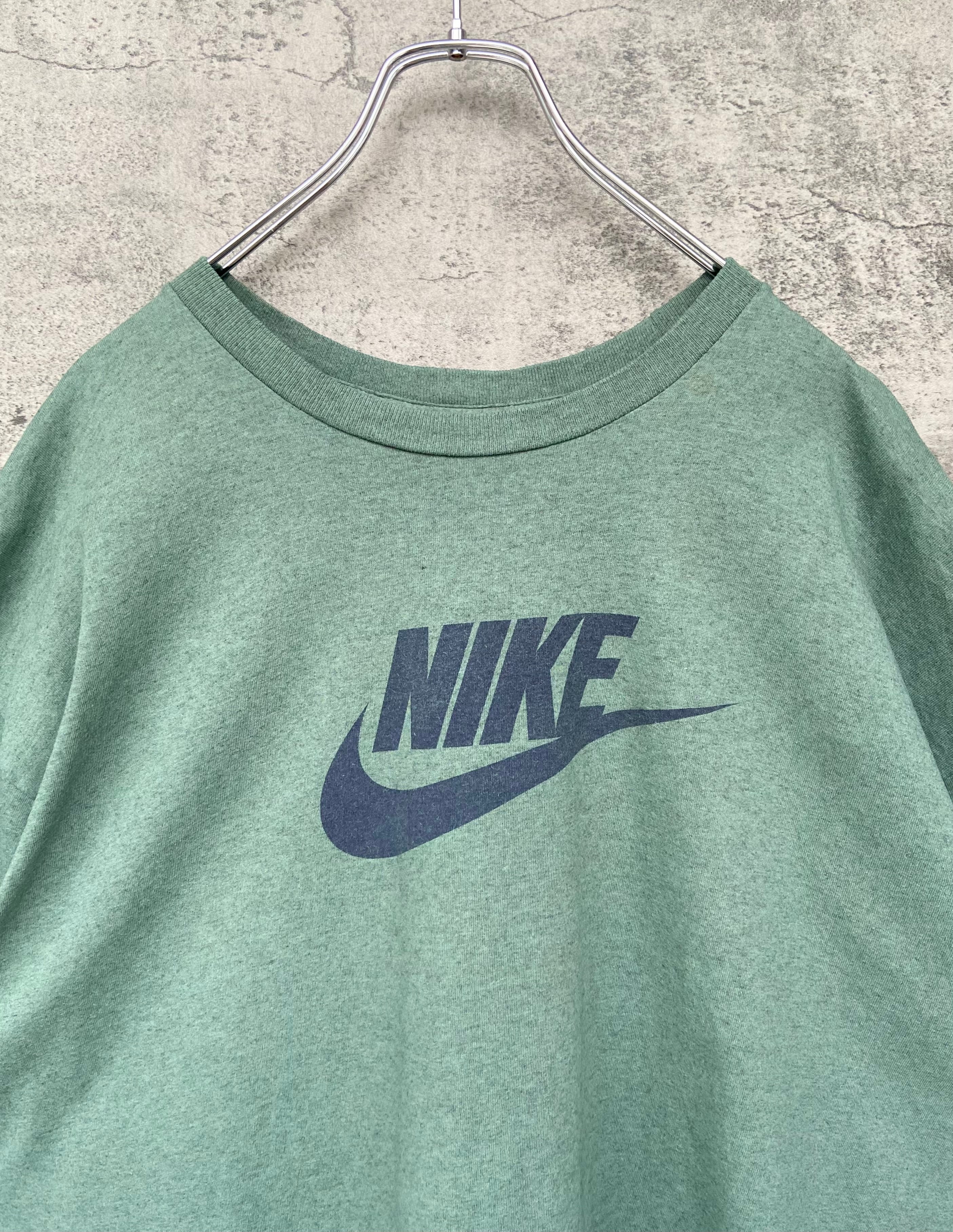 新品 NIKE ナイキ 刺繍スウォッシュ XL スウェット 緑 オーバーサイズ