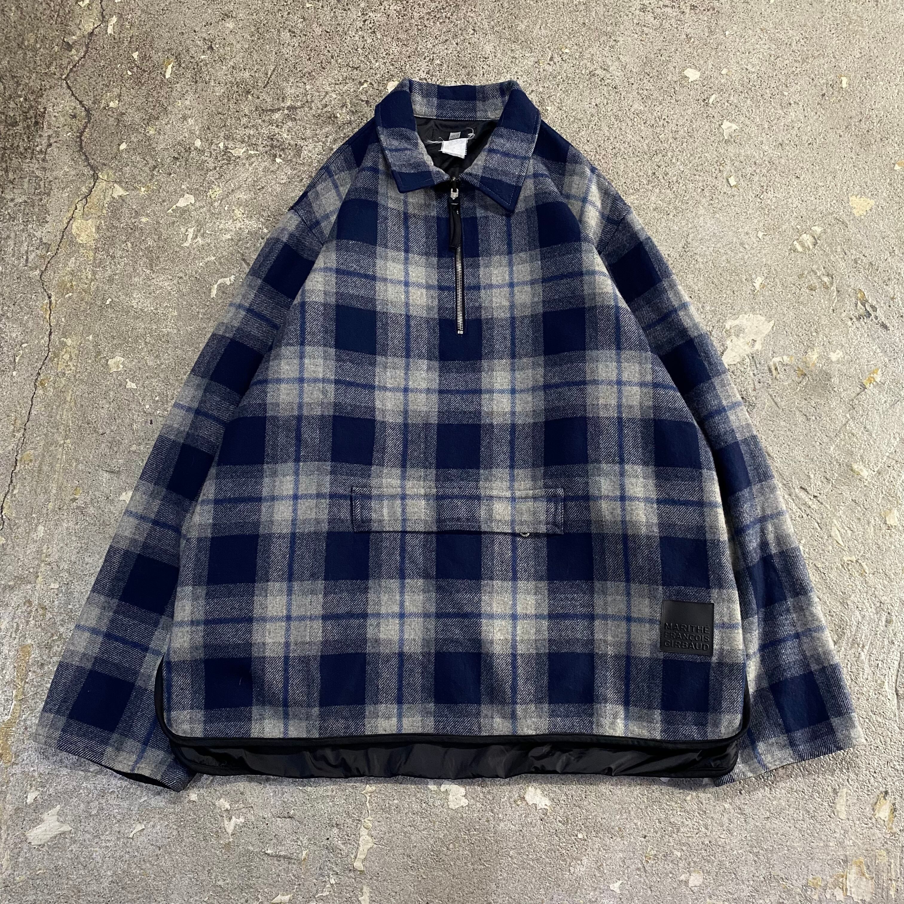 MARITHE FRANCOIS GIRBAUD reversible half zip shirt jacket | What
