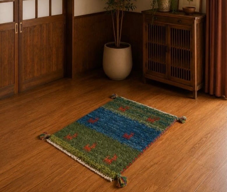 ペルシャギャッベ (ギャベ) 玄関マット No:GP-112 | A's Rug（エーズラグ）
