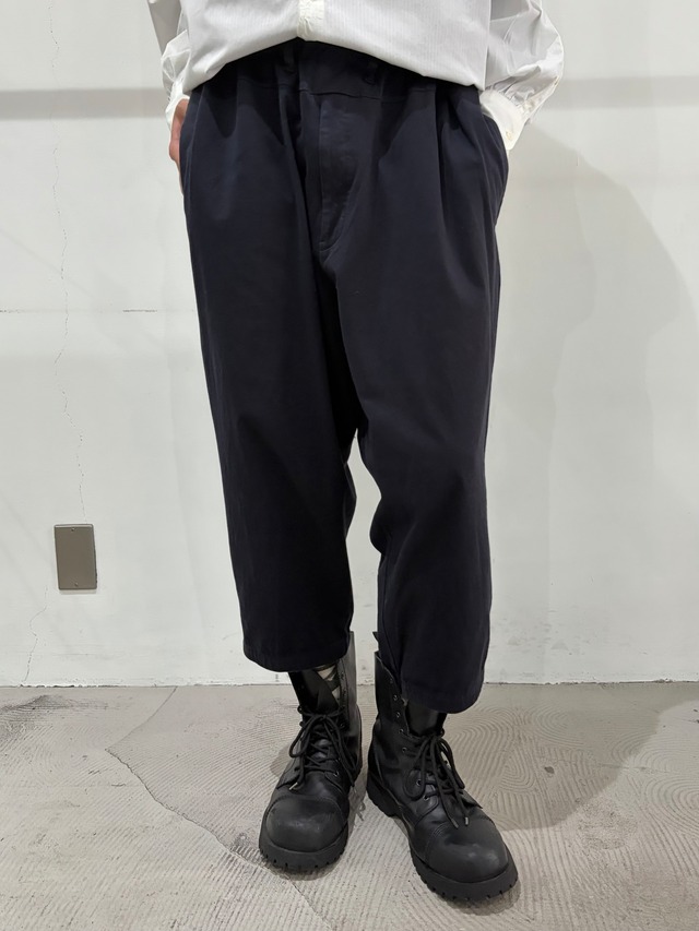 【yohji yamamoto POUR HOMME】cropped cotton pants