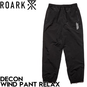 ナイロンパンツ リラックスパンツ THE ROARK REVIVAL ロアーク リバイバル DECON WIND PANT - RELAX  RPJ1101-BLK 日本代理店正規品L