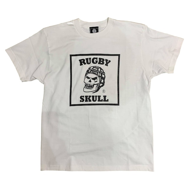 RUGBY SKULL Big Logo T-Shirt White