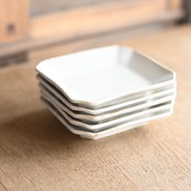 たくまポタリー 長方皿 小皿 白 / 2104700000235
