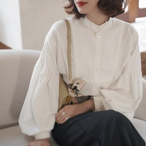 ギャザーボリュームスリーブブラウス　A1569