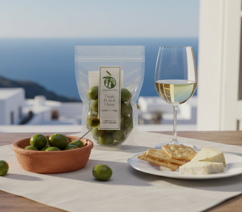 お徳用セール！オリーブ 新漬け【食べきり3袋セット】