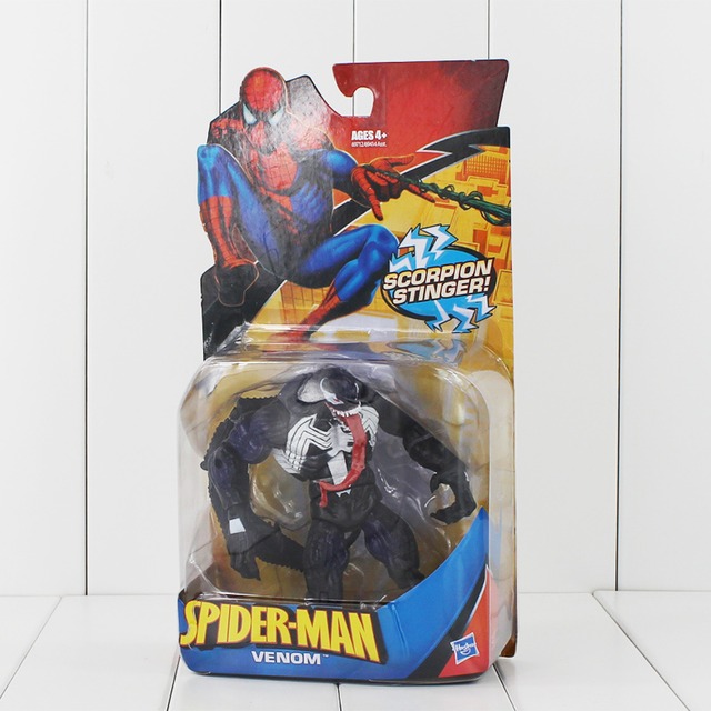 6 "15 センチ宇宙スパイダーマンのスパイダーマンクラシックヒーロー毒サソリとスティンガー Pvc アクションフィギュアギフト子供